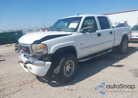 2005 GMC Sierra 2500Hd Slt from USA, damaged, VIN 1GTHK23205F887674